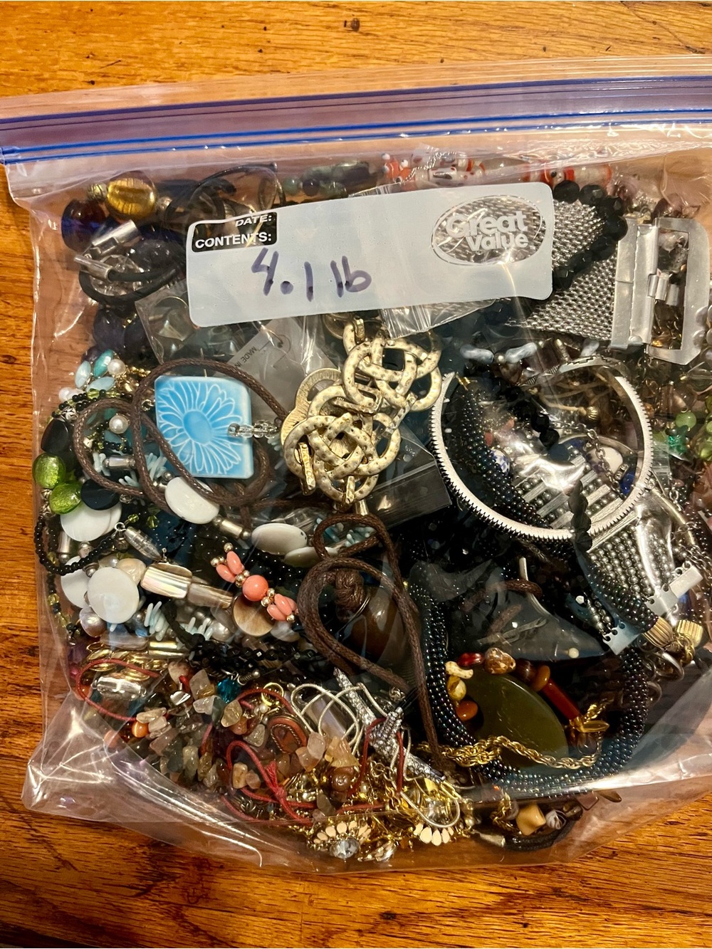 4 lb 1oz Wearable Mixed Jewelry Lot Vintage to Modern